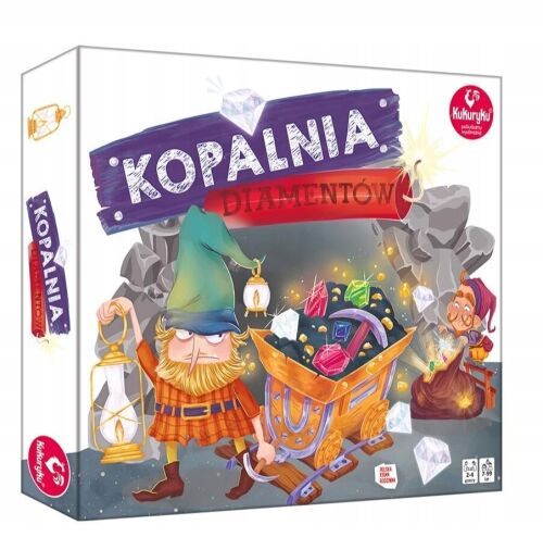 Kopalnia diamentów Gra planszowa Kukuryku